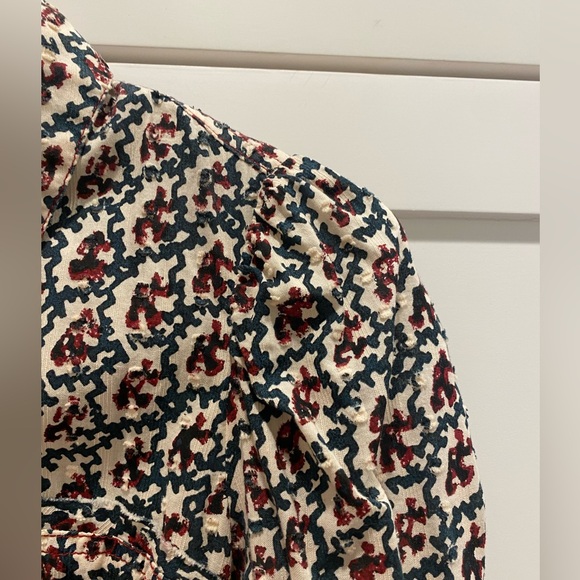 Pilcro ruffled button down from Anthropologie - Picture 4 of 5